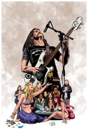 Lemmy Comic Book Cover